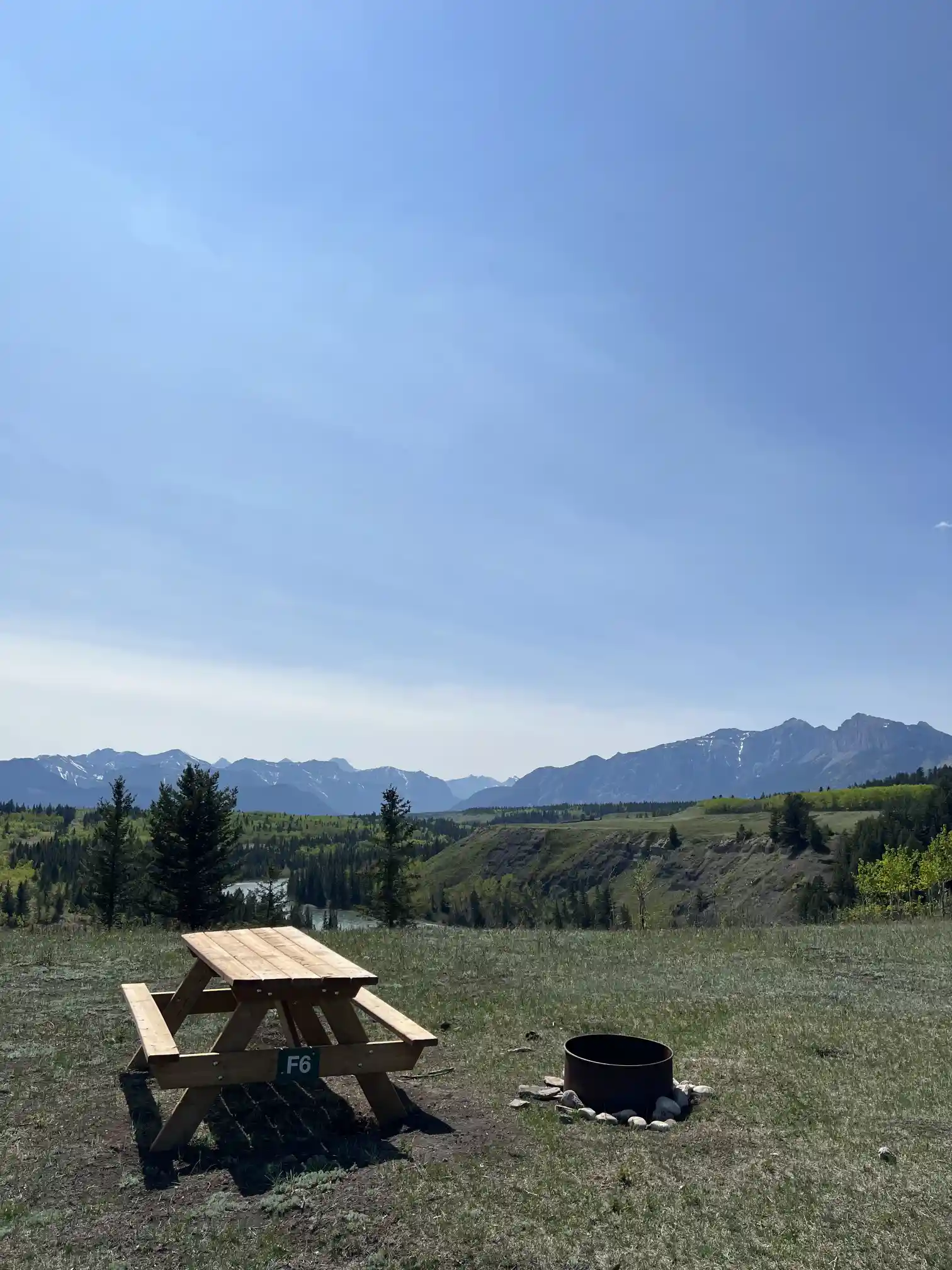 Photo of campsite F6