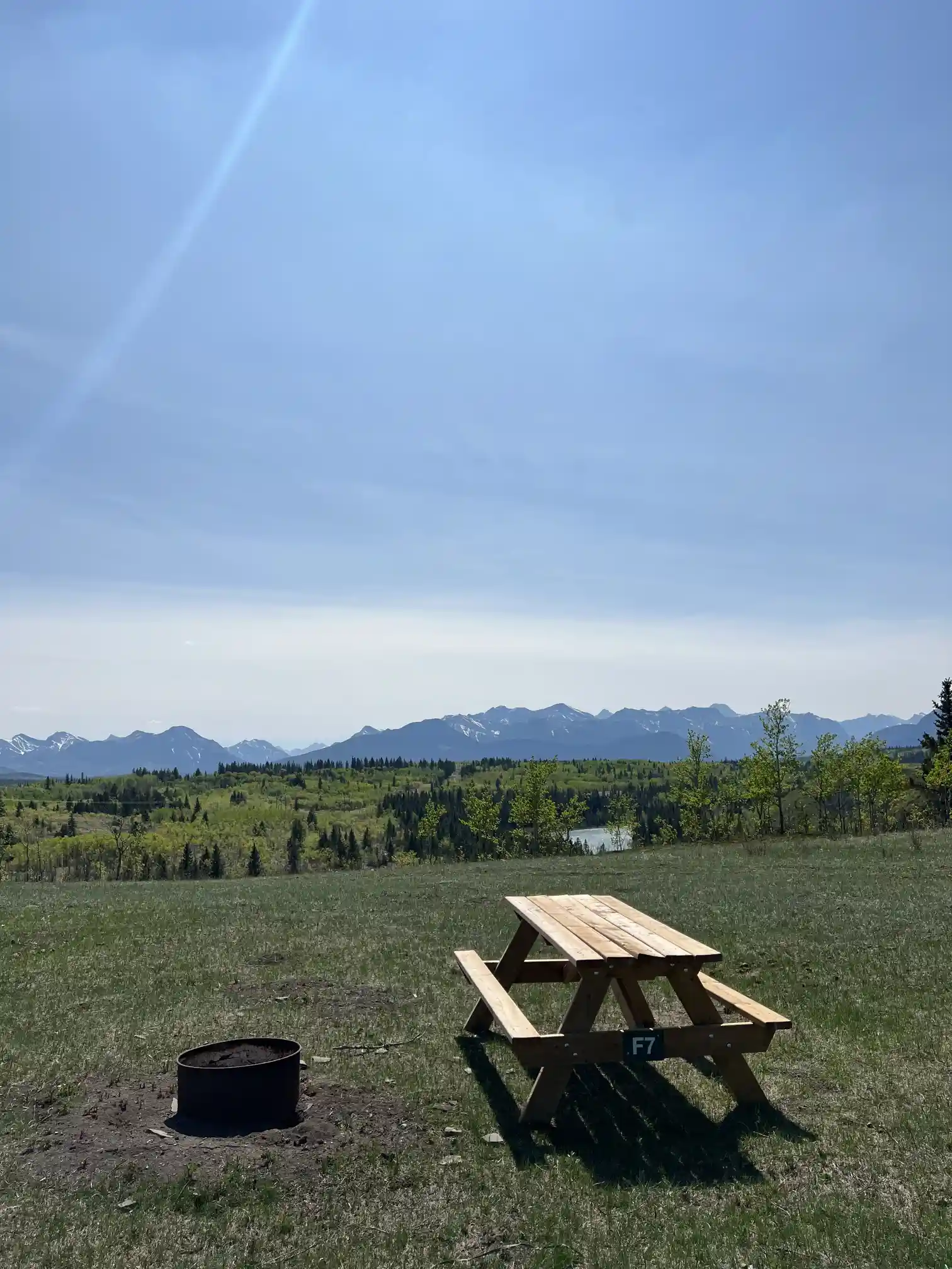 Photo of campsite F7